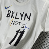 T252 NETS IRVING #11 White High Quality Casual T-Shirt