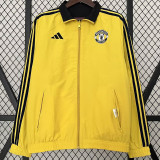 24-25 Man Utd Yellow & Red Double Sided Windbreaker (双面风衣)