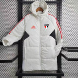 23-24 Sao Paulo FC White Hooded Cotton Coat Red Edge (红色边) 棉衣