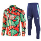 24-25 ARS Green red Half Pull Tracksuit (半拉链)(涂鸦)
