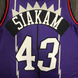 Raptors SIAKAM #43 Purple Retro Top Quality Hot Pressing NBA Jersey