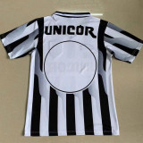 1998-1999 Santos FC White and Black Retro Soccer Jersey
