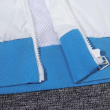24-25 Man City Blue White Windbreaker (High Quality)球员