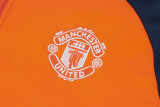 24-25 Man Utd Orange Half Pull Tracksuit (半拉链)