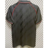 24-25 Man Utd Black Special Retro Edition Fans Soccer Jersey