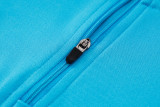 2024 JOM Lake Blue Half Pull Tracksuit (半拉链)