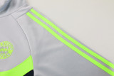 24-25 Bayern Grey Black Jacket Tracksuit #03