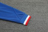 24-25 France Fancy Blue Jacket Tracksuit
