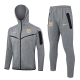 24-25 BAR Grey Hoodie Jacket Tracksuit #F576(土黄标)