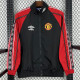 24-25 Man Utd Black Red Windbreaker
