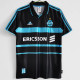 1999-2000 Marseille Away Black Retro Soccer Jersey