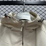 2024 TNF Velvet Thickened warm Beige Outdoor Jackets #F3 加绒冲锋衣