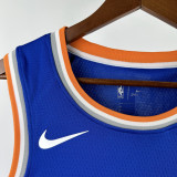 KNICKS TOWNS #32 Blue Top Quality Hot Pressing NBA Jersey