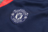 24-25 Man Utd Red Kids Half Pull Tracksuit (童装)(半拉链)
