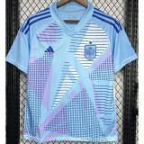 24-25 Spain Blue GoalKeeper Fans Soccer Jersey