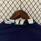 2024 Bayern Royal blue Double Sided Windbreaker (双面风衣)(刺绣)