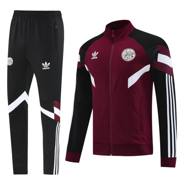 24-25 Ajax Jujube red Jacket Tracksuit #08