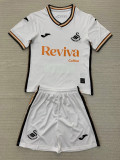 24-25 Swansea City Home Kids Soccer Jersey