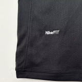 2007-2008 Man Utd Away Black Retro Soccer Jersey