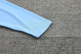 24-25 Man City Light blue Half Pull Tracksuit (半拉链)