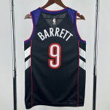 24-25 Raptors BARRETT #9 Purple Retro Top Quality Hot Pressing NBA Jersey