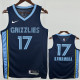 22-23 Grizzlies KAWAMURA #17 Royal blue Top Quality Hot Pressing NBA Jersey