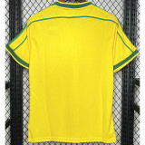 1998 Brazil Home Retro Soccer Jersey