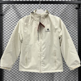 2024 Camel Velvet Thickened warm Beige Outdoor Jackets #F6加绒冲锋衣