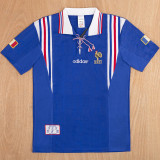 1996-1997 France Home Retro Soccer Jersey