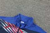 2024 JOM Royal Blue Half Pull Tracksuit #810(半拉链)