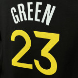 T223 WARRIORS GREEN #23 Black High Quality Casual T-Shirt