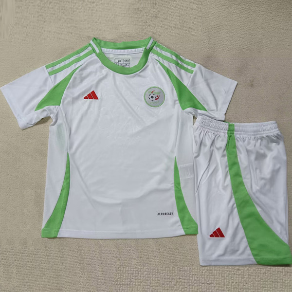 24-25 Algeria Home Kids Soccer Jersey