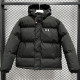 24-25 MF5 UA Black Hooded Cotton Coat #棉衣
