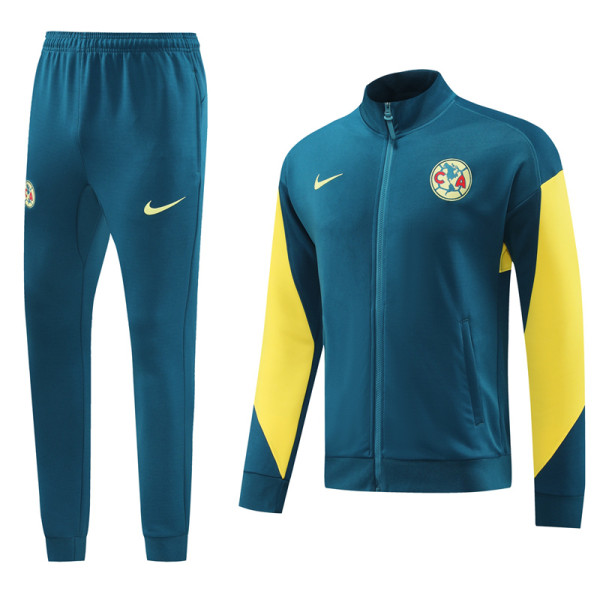 24-25 Club America Lake green Jacket Tracksuit #01
