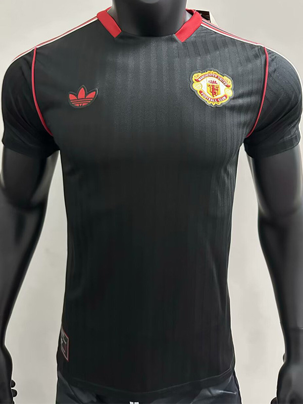 25-26 Man Utd Black Casual Special Edition Player Version Soccer Jersey