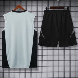 2024 AD Grey Tank top and shorts suit