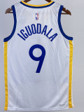 22-23 WARRIORS IGUODALA #9 White Top Quality Hot Pressing NBA Jersey (V领)