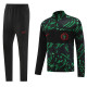 24-25 Nigeria Black Green Jacket Tracksuit #01