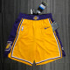 LAKERS Yellow Edition Top Quality NBA Pants