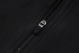 24-25 AD Black Half Pull Tracksuit #06 (半拉链)