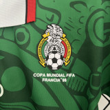 1998 Mexico Home Kids Retro Soccer Jersey