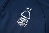 24-25 Nottingham Forest Royal blue Half Pull Tracksuit (半拉链)