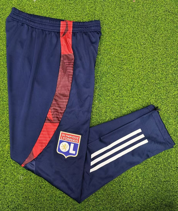24-25 Lyon Royal blue Training Long Pants (Have Pocket)
