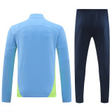 24-25 Man City Light blue Half Pull Tracksuit (半拉链)