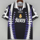 1997-1998 RMA Away Black Retro Soccer Jersey