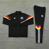 24-25 Germany Black Jacket Tracksuit #06