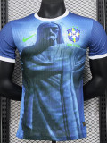 24-25 Brazil Blue Special Edition Player Version Soccer Jersey *绿标