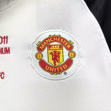 2010-2011 Man Utd Away White Retro Soccer Jersey (欧冠版)