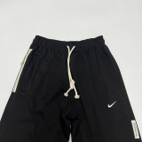W1纯棉卫裤 NK Black Top Quality Sweatpants (Have Pocket)