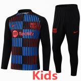 24-25 BAR Red blue Kids Half Pull Tracksuit (童装)(半拉链)